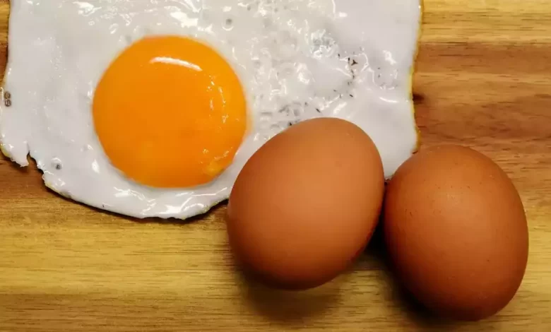 کالری تخم مرغ نیمرو بدون روغن