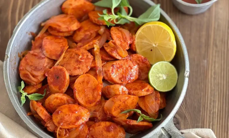 طرز تهیه سوسیس بندری برای 4 نفر