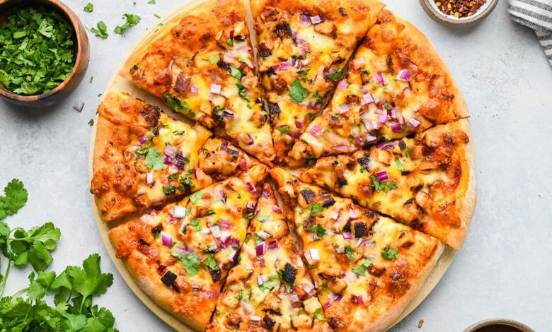 طرز تهیه پیتزا مرغ برای 10 نفر