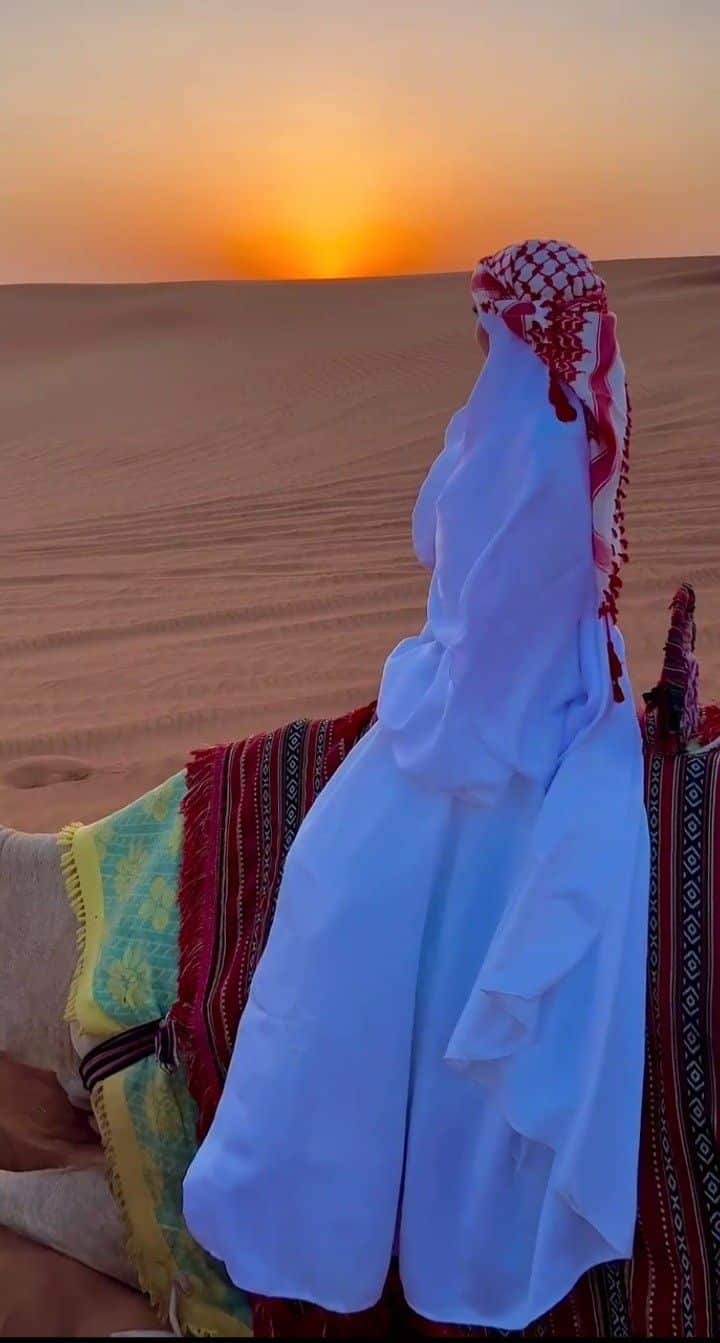 عکس پروفایل دختر عربی با چفیه 2