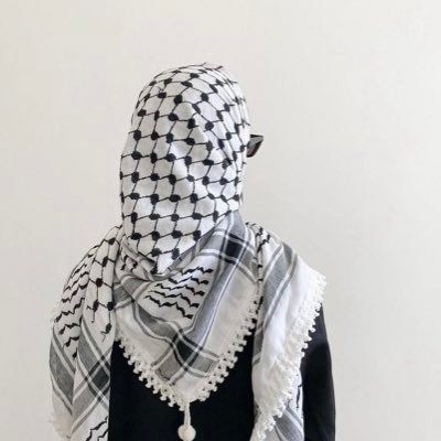 عکس پروفایل دختر عربی با چفیه 28