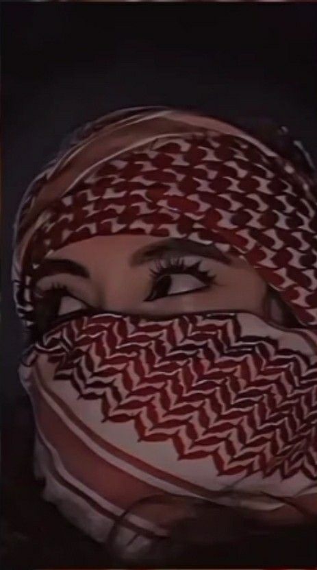 عکس پروفایل دختر عربی با چفیه -31 عکس پروفایل دختر عربی با چفیه 31