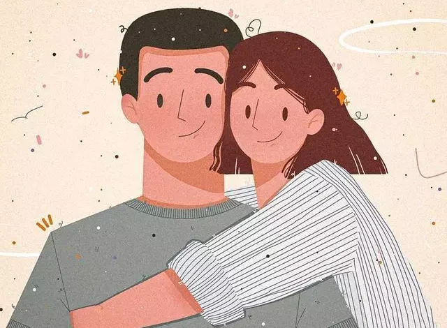 عکس پروفایل عاشقانه کارتونی دونفره