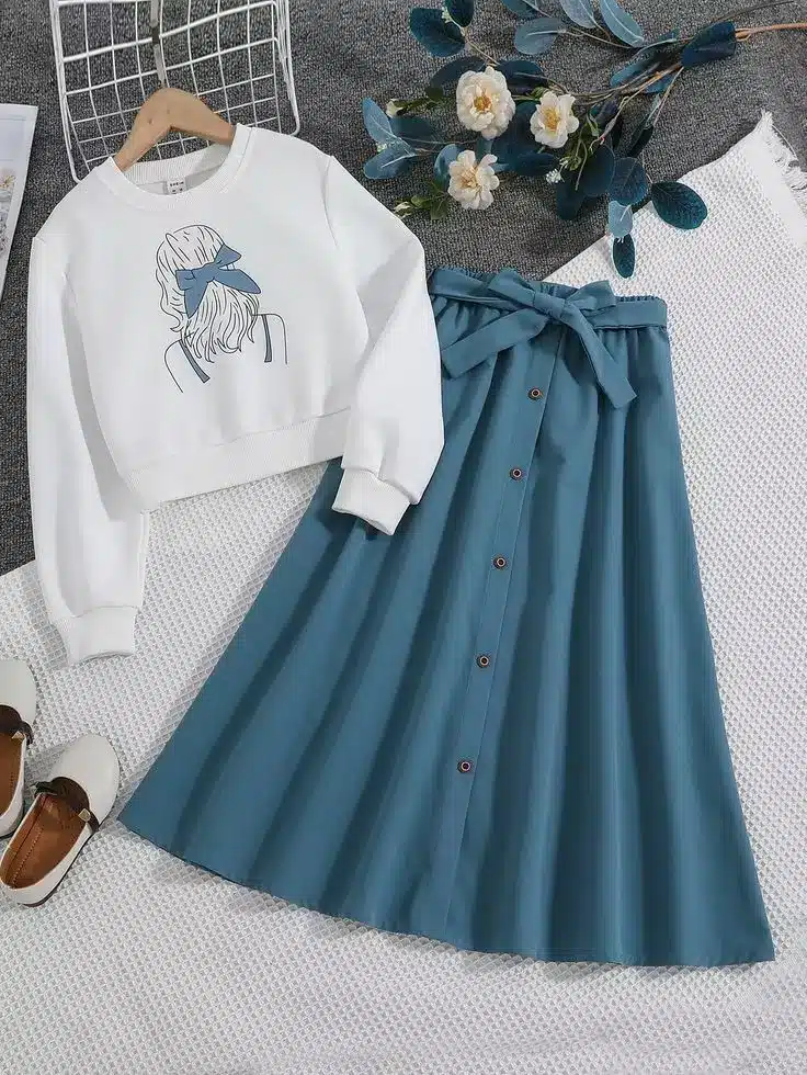 مدل لباس دخترانه 12 ساله برای عروسی 7