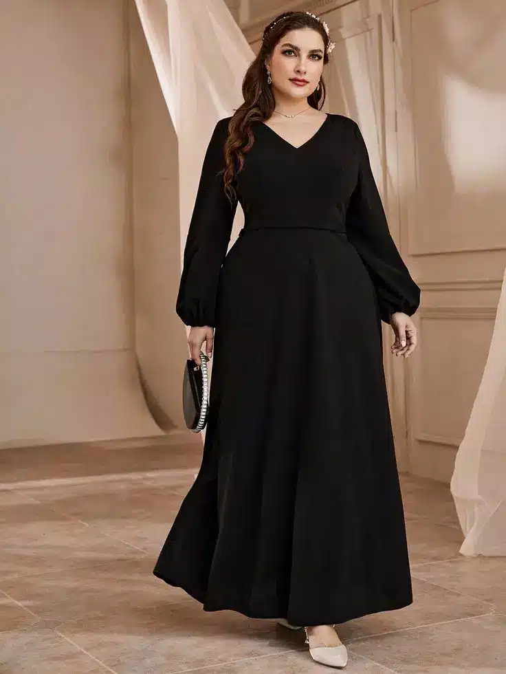 مدل لباس دخترانه چاق مجلسی 30