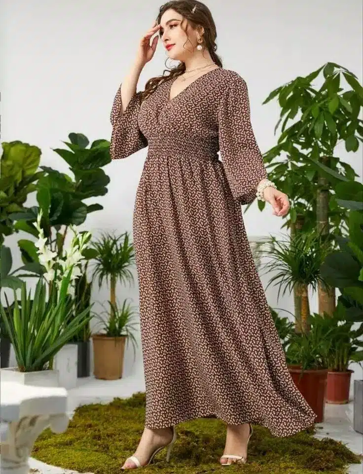 مدل لباس دخترانه چاق مجلسی 4