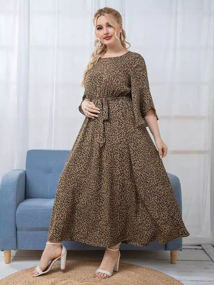 مدل لباس دخترانه چاق مجلسی 5
