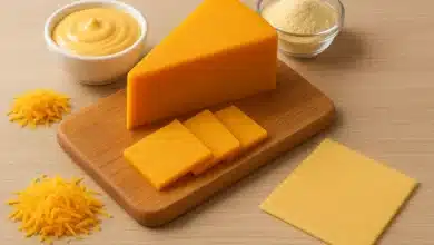 پنیر چدار برای چی استفاده میشه؟ دیپ، پودر و ورقه‌ای