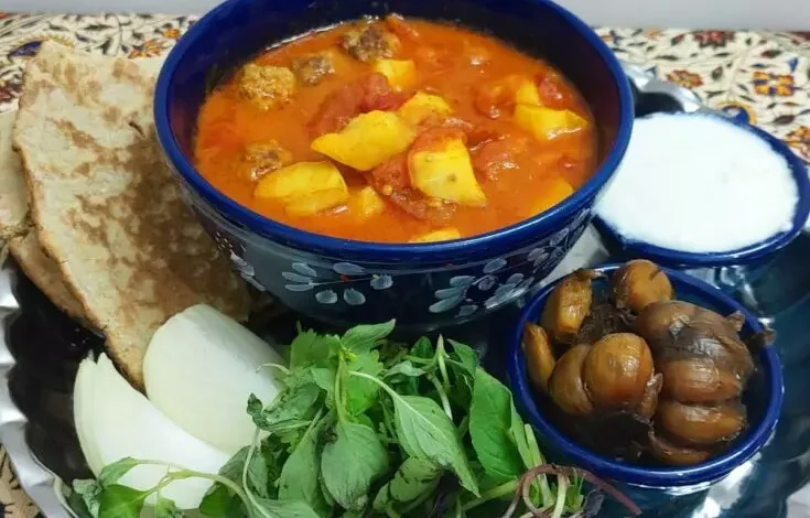 طرز تهیه آبگوشت مجلسی برای 50 نفر؛ دستور پخت اصیل و حرفه‌ای