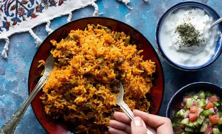 طرز تهیه لوبیا پلو مجلسی برای 15 نفر [دستور مجلسی و حرفه‌ای]