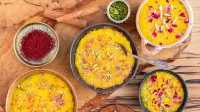 طرز تهیه شله زرد نذری برای 40 نفر؛ مجلسی و حرفه ای