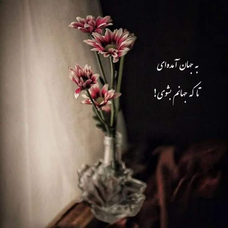 عکس نوشته عاشقانه برای عشقم 56