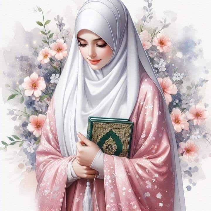 عکس پروفایل قران در دست دختر کارتونی و فانتزی -1 عکس پروفایل قران در دست دختر کارتونی و فانتزی 1