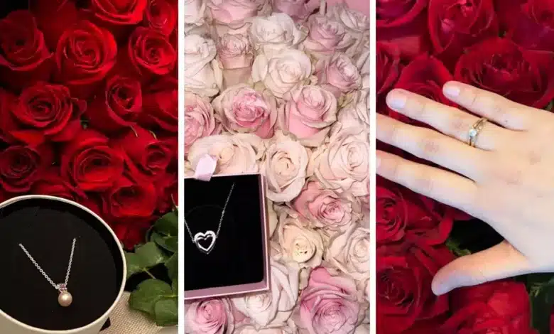 عکس استوری فیک کادو طلا ❤️ مناسب روز زن و روز دختر و ولنتاین