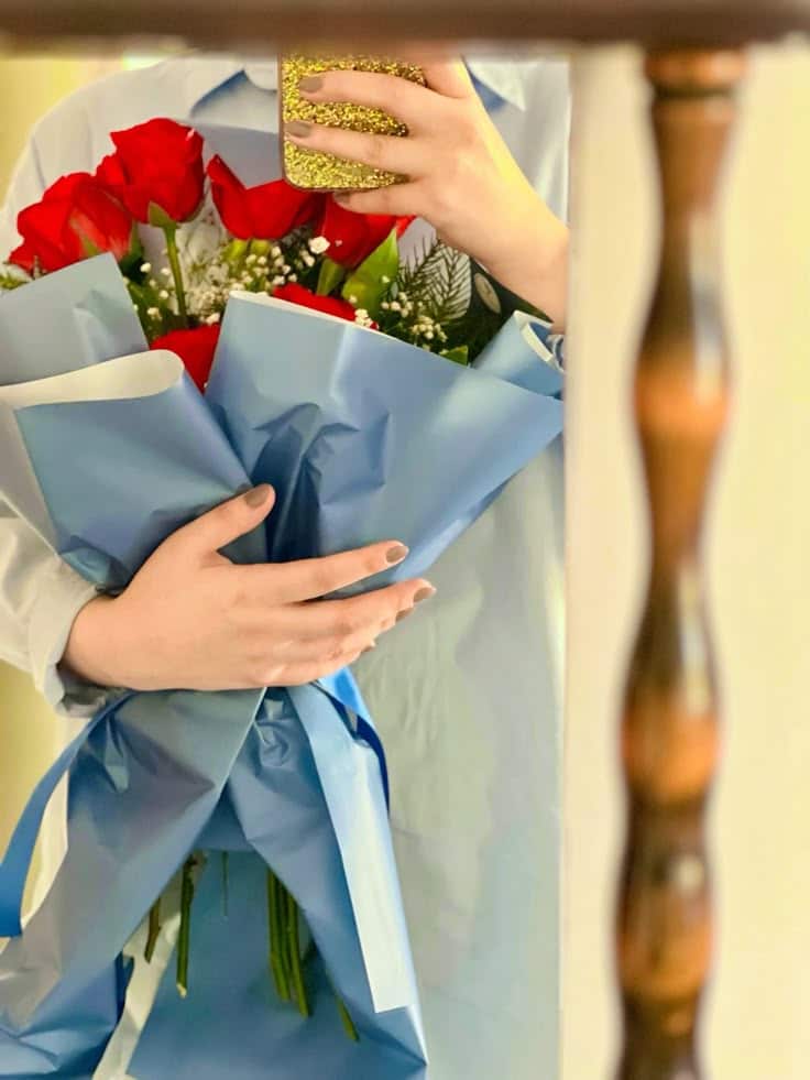 استوری فیک کادو و دسته گل 88
