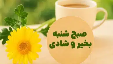 عکس نوشته سلام صبح شنبه تون بخیر و شادی [برای پروفایل و استوری]