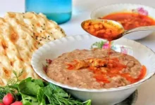 طرز تهیه شله مشهدی برای 20 نفر