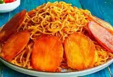 طرز تهیه ماکارونی برای 20 نفر با گوشت چرخ کرده [مجلسی و خوشمزه]