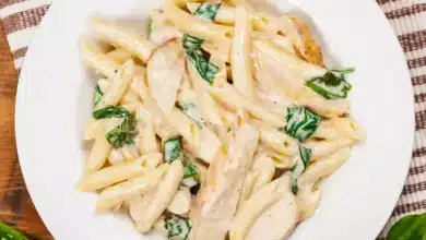 طرز تهیه پاستا آلفردو برای یک نفر [رستورانی و خوشمزه]