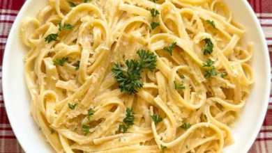 طرز تهیه پاستا آلفردو برای ۵ نفر [رستورانی و خوشمزه]