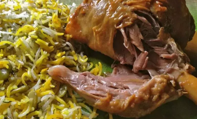 طرز تهیه چلو گوشت مجلسی برای 20 نفر [رستورانی و خوشمزه]
