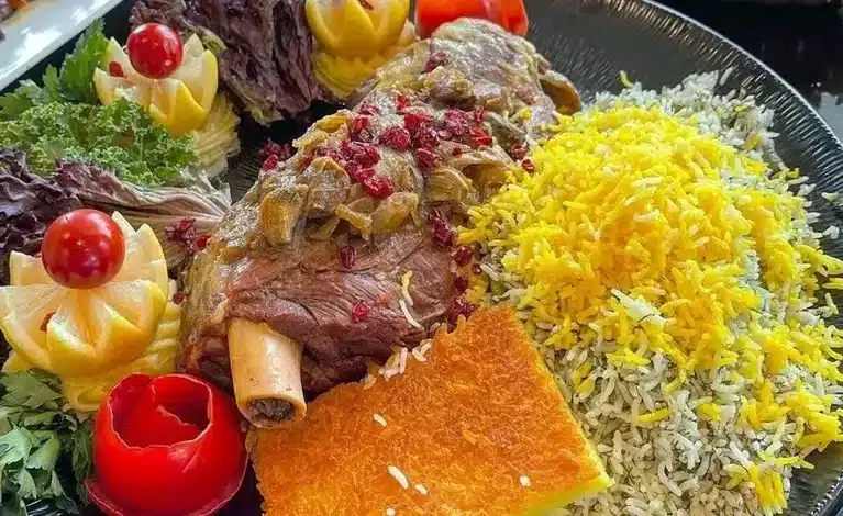 طرز تهیه چلو گوشت مجلسی برای ۱۰۰ نفر [رستورانی و خوشمزه]