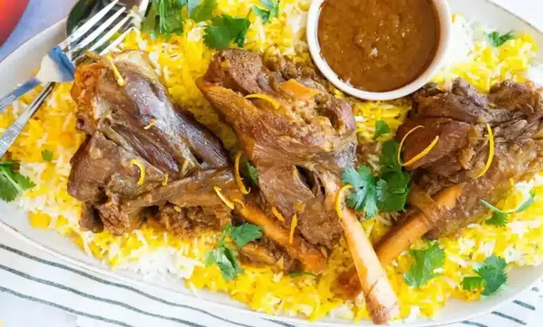 طرز تهیه چلو گوشت مجلسی برای ۱۵ نفر [رستورانی و خوشمزه]