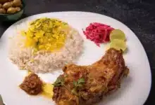 طرز تهیه چلو گوشت مجلسی برای ۸ نفر [رستورانی و خوشمزه]