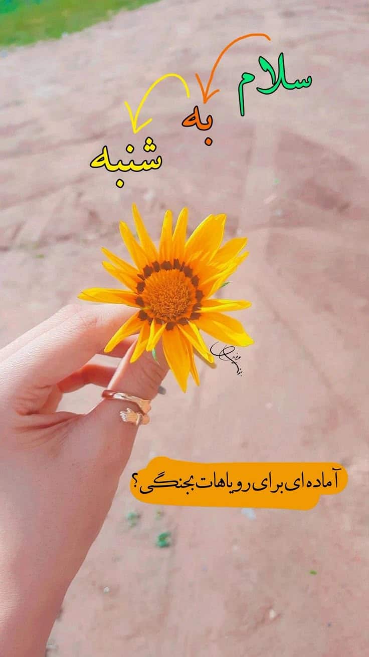 عکس نوشته سلام صبح شنبتون بخیر 25