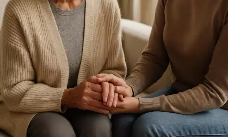 متن دلتنگی نوه برای مادربزرگ فوت شده 🖤 دل‌نوشته‌های سوزناک