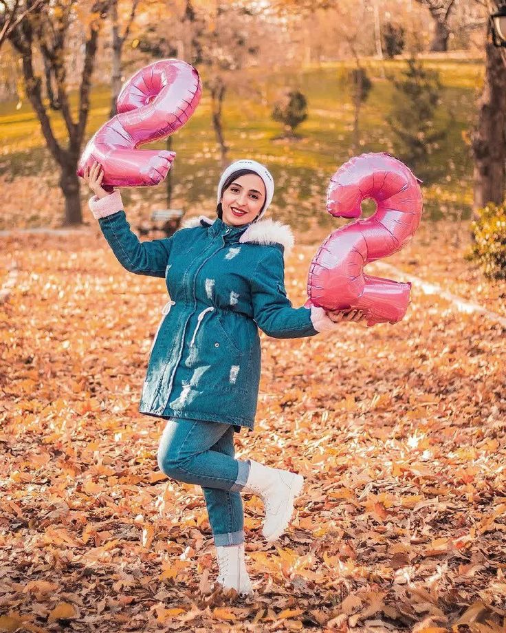 ژست عکس تولد دخترانه لاکچری در طبیعت 37