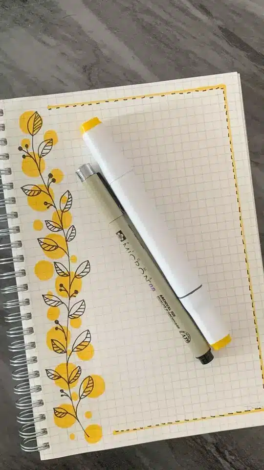 تزیین دفتر مشق ساده، شیک و فانتزی ✏️🎨 دخترانه و پسرانه با مداد رنگی