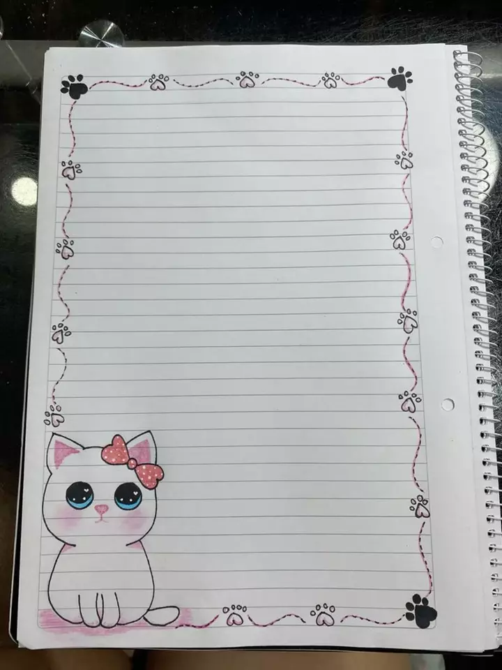 تزیین دفتر مشق ساده، شیک و فانتزی ✏️🎨 دخترانه و پسرانه با مداد رنگی