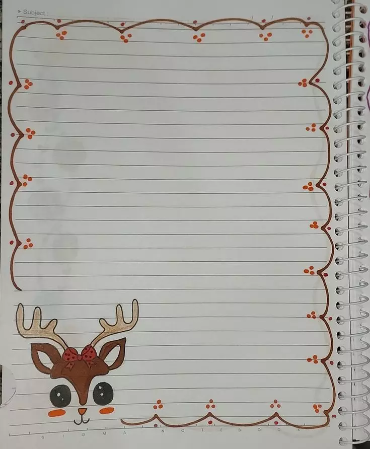 تزیین دفتر مشق ساده، شیک و فانتزی ✏️🎨 دخترانه و پسرانه با مداد رنگی