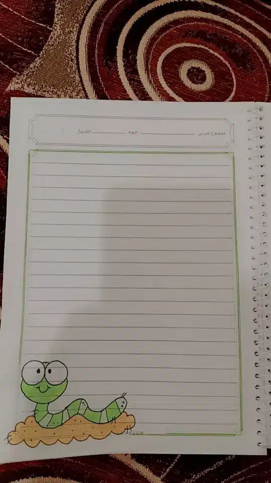 تزیین دفتر مشق ساده، شیک و فانتزی ✏️🎨 دخترانه و پسرانه با مداد رنگی