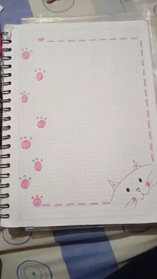 تزیین دفتر مشق ساده، شیک و فانتزی ✏️🎨 دخترانه و پسرانه با مداد رنگی