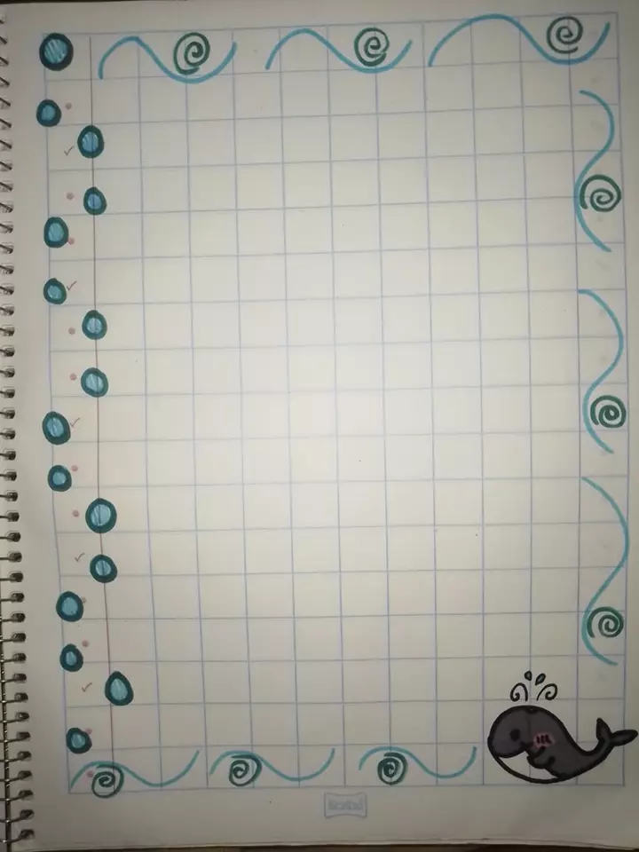 تزیین دفتر مشق ساده، شیک و فانتزی ✏️🎨 دخترانه و پسرانه با مداد رنگی