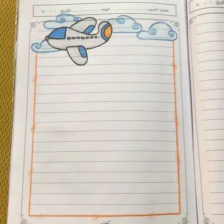 تزیین دفتر مشق ساده، شیک و فانتزی ✏️🎨 دخترانه و پسرانه با مداد رنگی