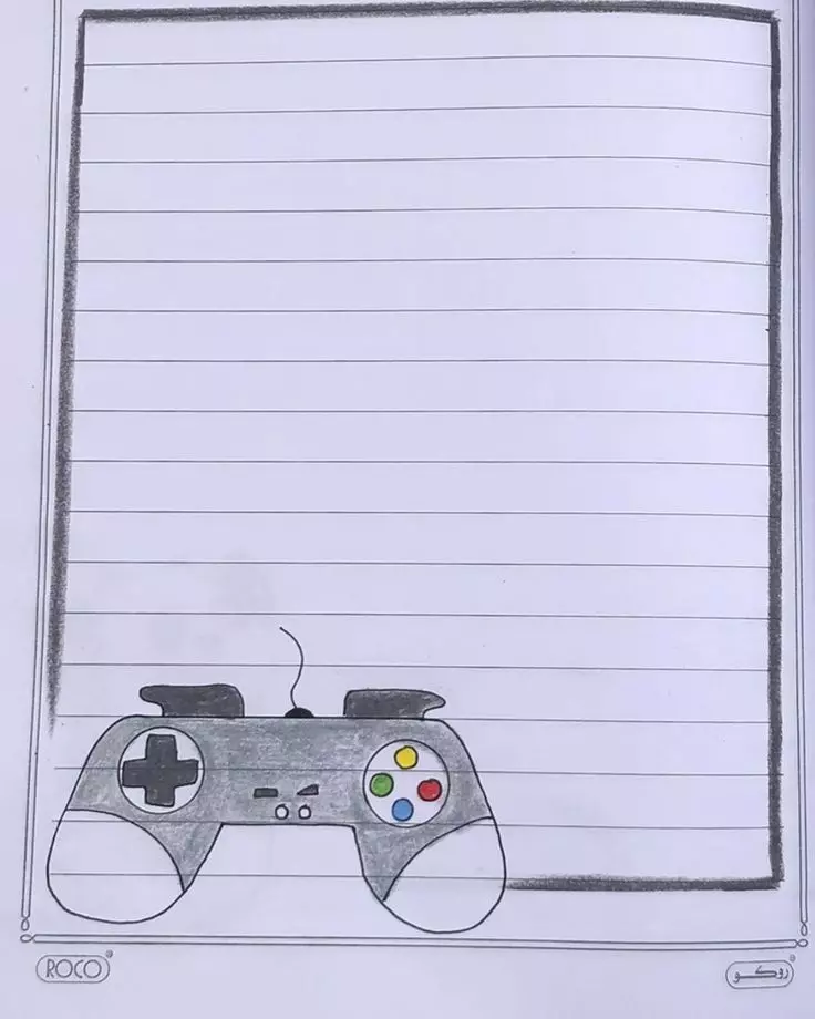 تزیین دفتر مشق ساده، شیک و فانتزی ✏️🎨 دخترانه و پسرانه با مداد رنگی