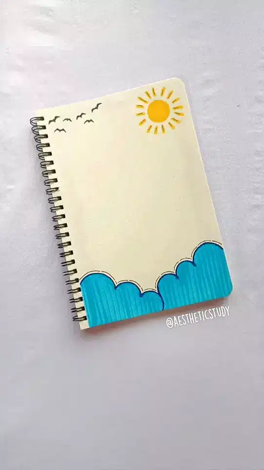 تزیین دفتر مشق ساده، شیک و فانتزی ✏️🎨 دخترانه و پسرانه با مداد رنگی