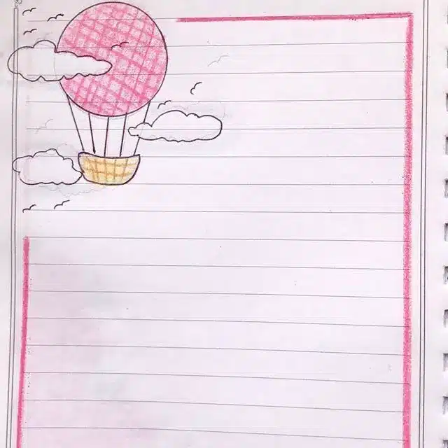 تزیین دفتر مشق ساده، شیک و فانتزی ✏️🎨 دخترانه و پسرانه با مداد رنگی