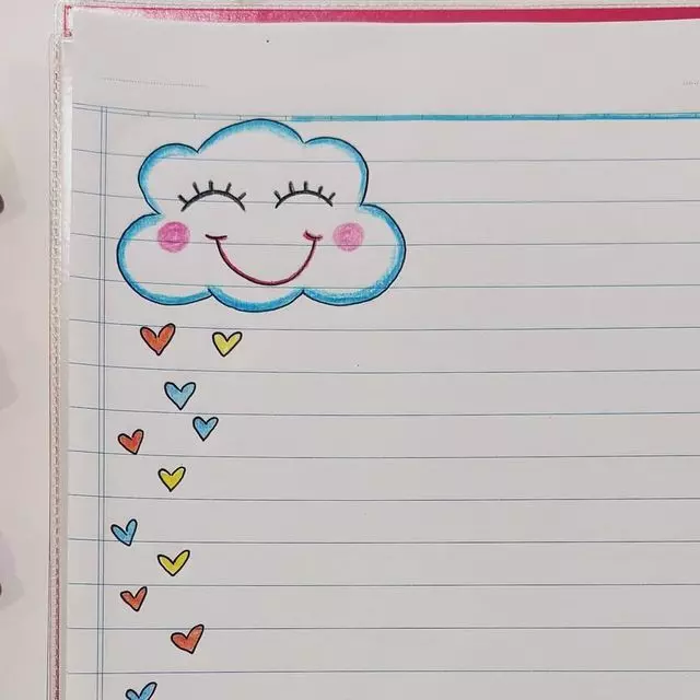 تزیین دفتر مشق ساده، شیک و فانتزی ✏️🎨 دخترانه و پسرانه با مداد رنگی