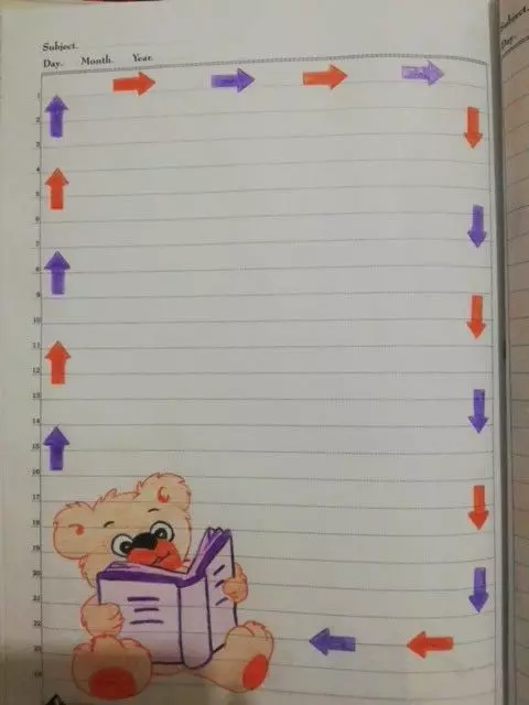 تزیین دفتر مشق ساده، شیک و فانتزی ✏️🎨 دخترانه و پسرانه با مداد رنگی