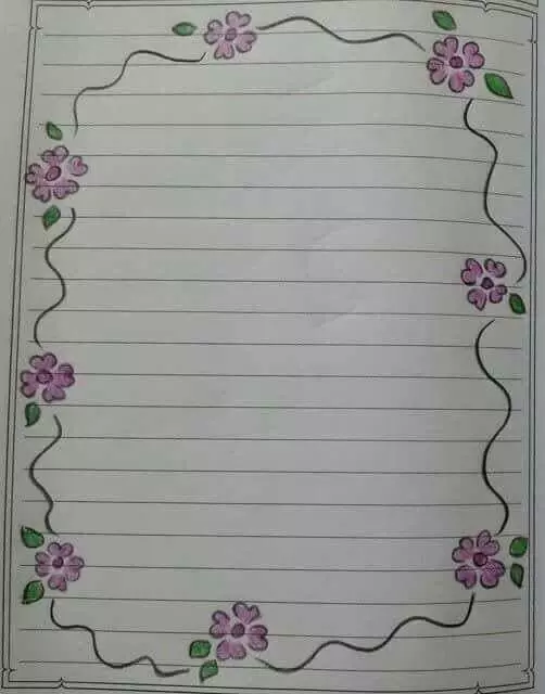 تزیین دفتر مشق ساده، شیک و فانتزی ✏️🎨 دخترانه و پسرانه با مداد رنگی