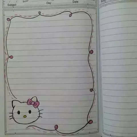 تزیین دفتر مشق ساده، شیک و فانتزی ✏️🎨 دخترانه و پسرانه با مداد رنگی