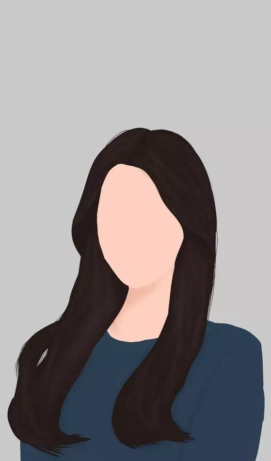 عکس دختر بدون چهره برای پروفایل کارتونی