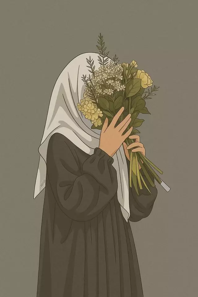عکس دختر بدون چهره برای پروفایل کارتونی