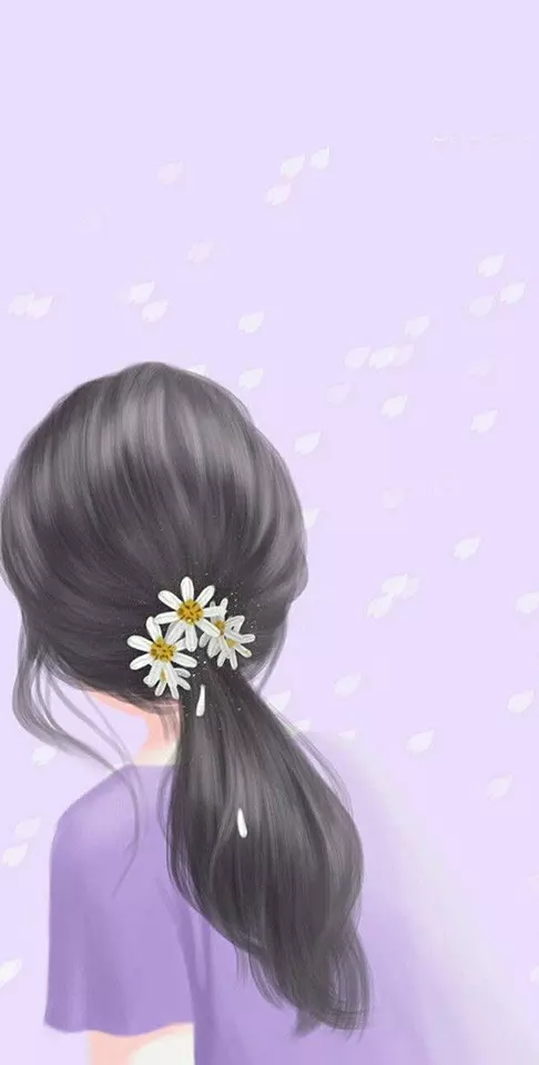عکس دختر بدون چهره برای پروفایل کارتونی