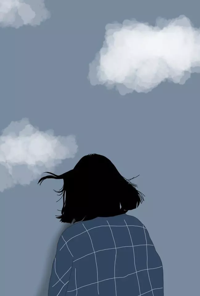 عکس دختر بدون چهره برای پروفایل کارتونی