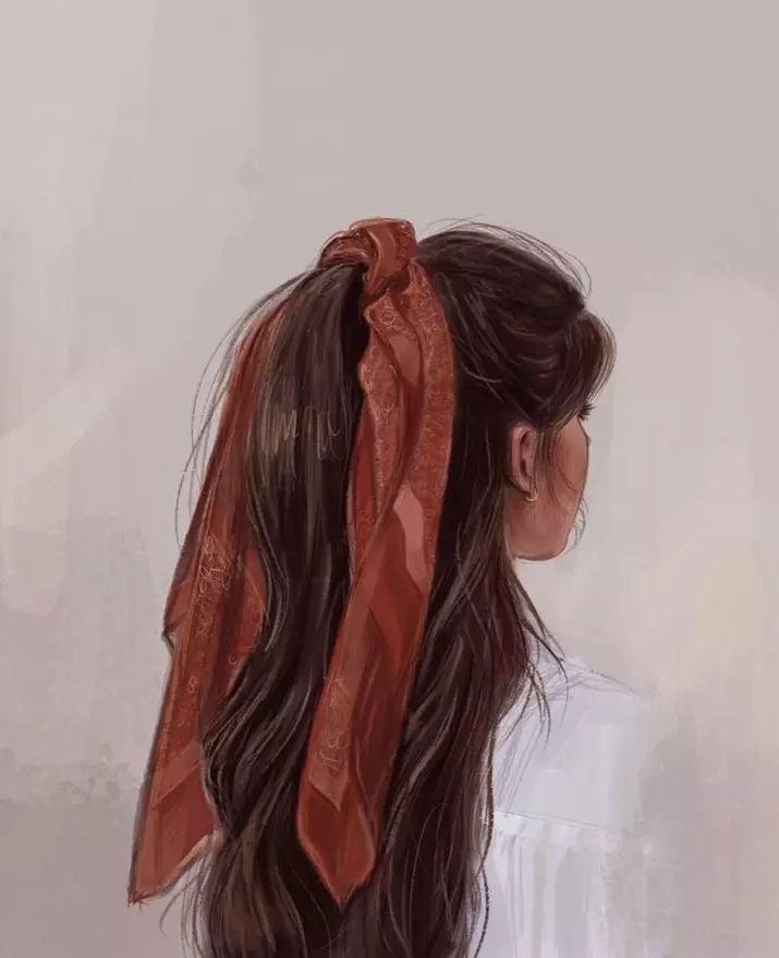 عکس دختر بدون چهره برای پروفایل کارتونی